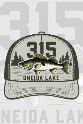 315 Oneida Lake Trucker Hat - 315 Fishing Upstate NY