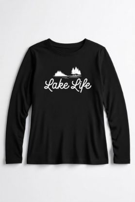 315 Women's Lake Life Long Sleeve Tee - 315 Fishing Upstate NY
