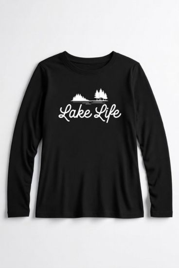 315 Women's Lake Life Long Sleeve Tee - 315 Fishing Upstate NY