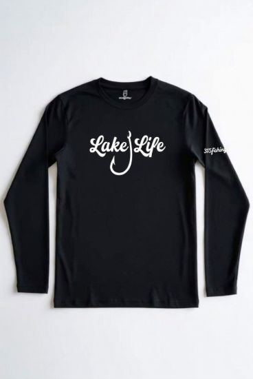 315 Lake Life Long Sleeve Tee - 315 Fishing Upstate NY